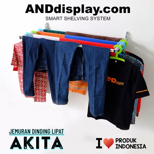 GANTUNGAN JEMURAN DINDING AKITA